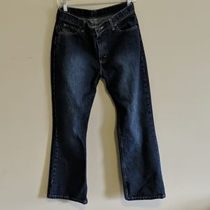 Boys Size 14 Husky Wrangler Boot Cut Jeans